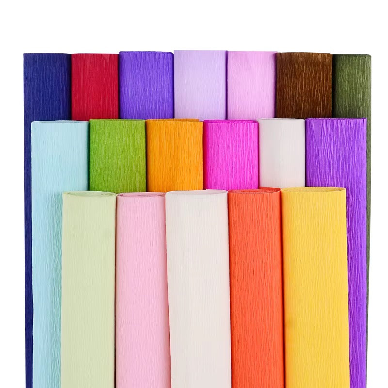 50cmx2m Premium Crepe Paper — Bright Colors, Endless Possibilities #CP4027
