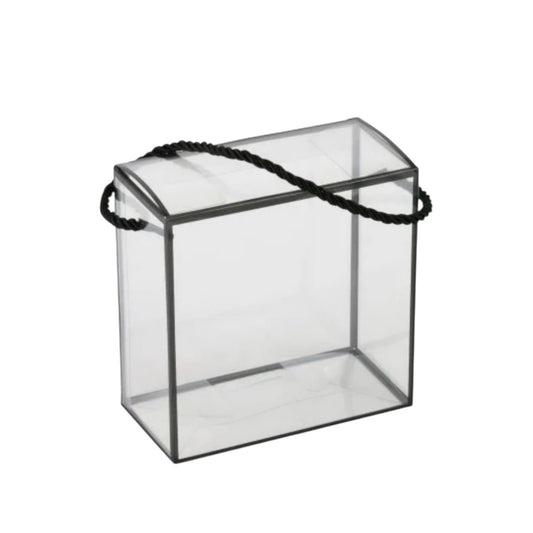 PVC Gift Box with Rope Handle 14×14×7 cm #PB2581
