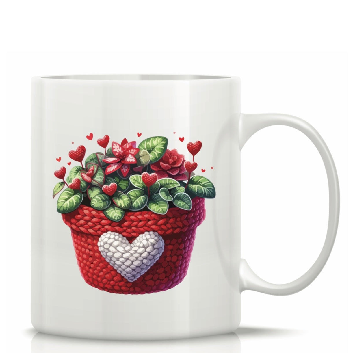 Printed Glass Mug with Cute Illustrations #GM3035
