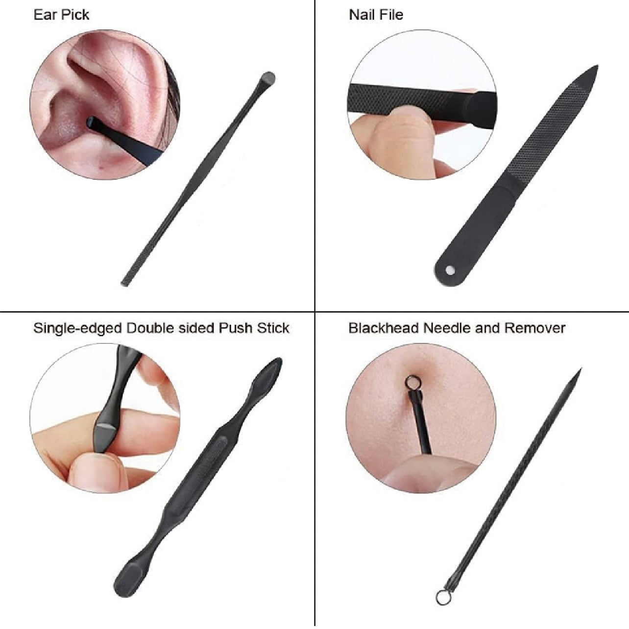 Stainless Steel Manicure Set #MS1703