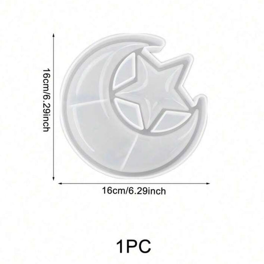Ramadan Star & Moon Silicone Mold #SM1665