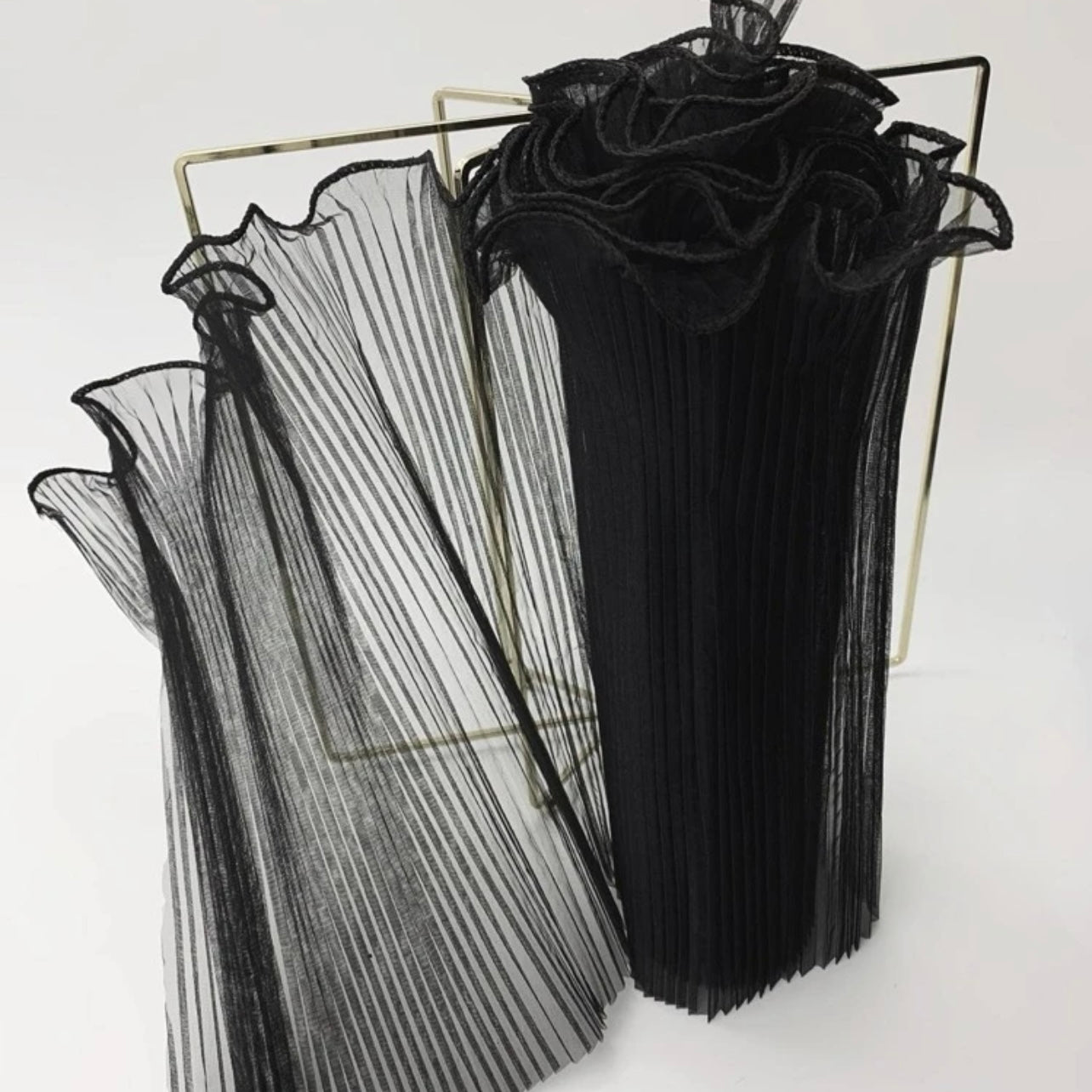 Solid Gift Wrapping Mesh Black Color #WP1029