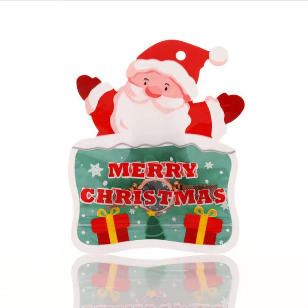 X12pcs Christmas Bag With Zipper #CB2306