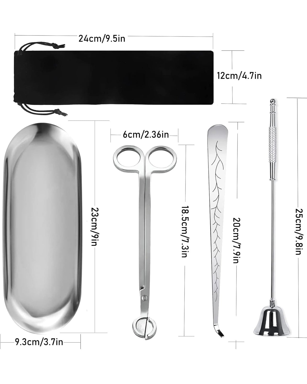 5 in 1 Candle Accessory Set #CA1973