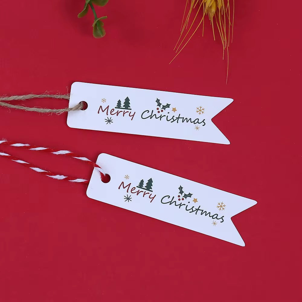 X50pcs Christmas carton tags #CT2298