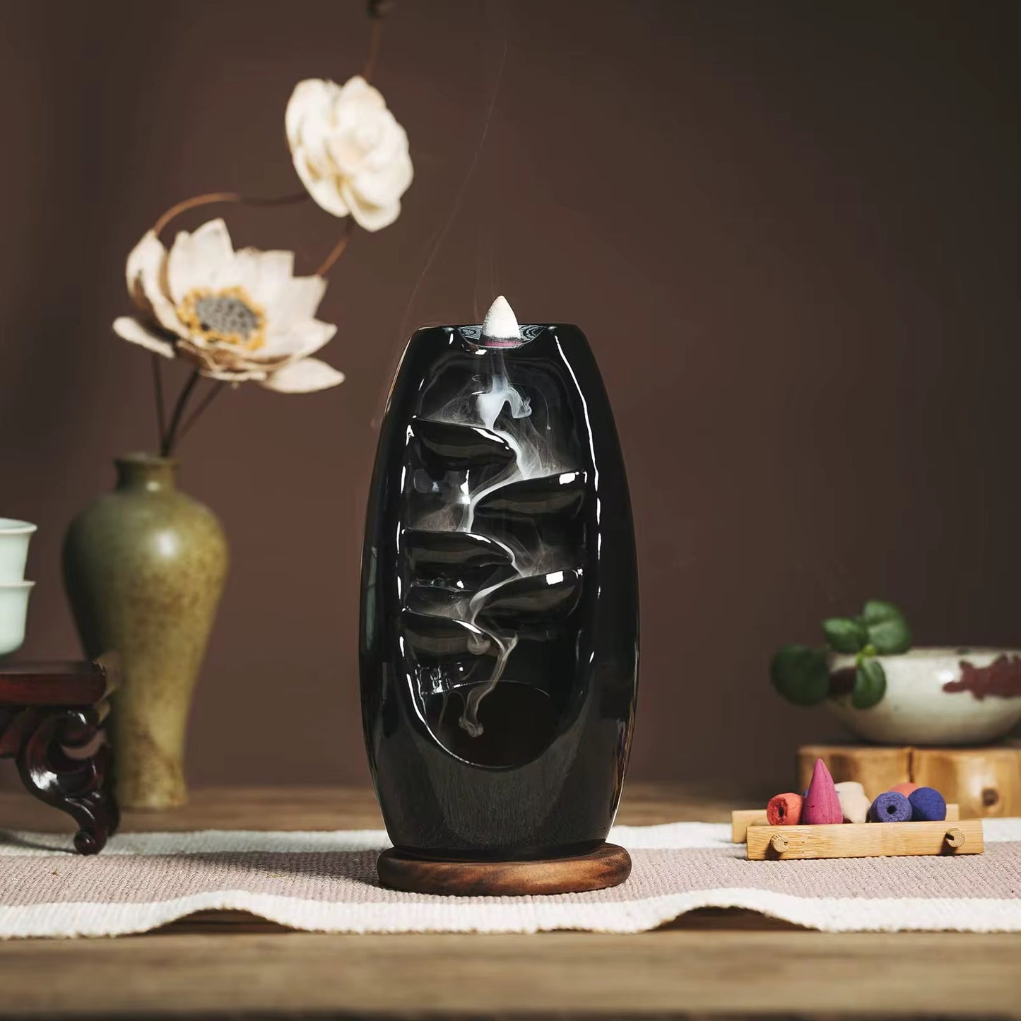 Ceramic Censer Incense Holder #IH1928