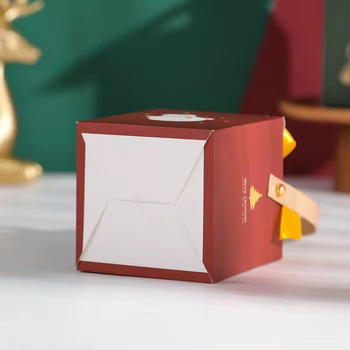 X6pcs Christmas Box With Handle #CB2305