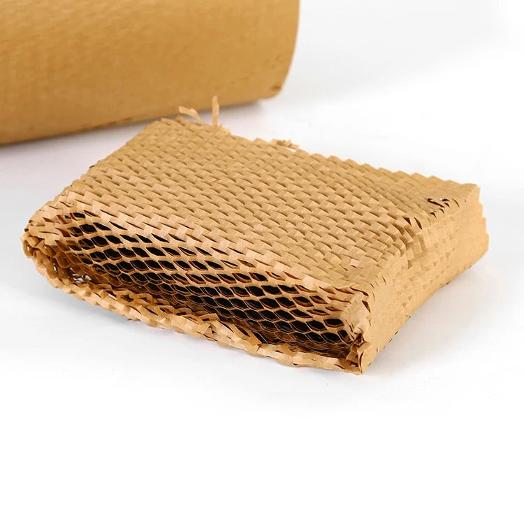 10m x 38cm Brown Honeycomb Kraft Paper #WP1340