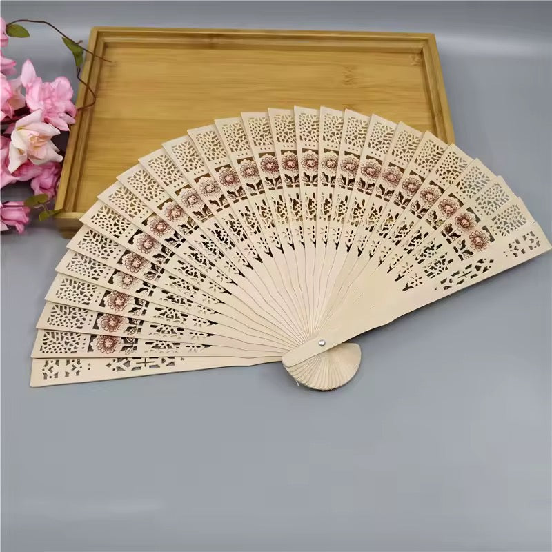 Bamboo Handheld Fans Vintage #HF1963