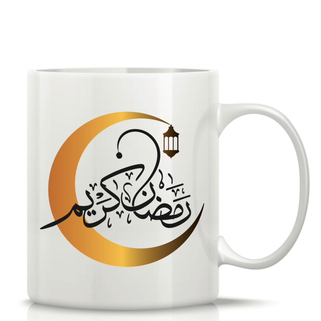 Ramadan Printed Glass Mug #GM2792