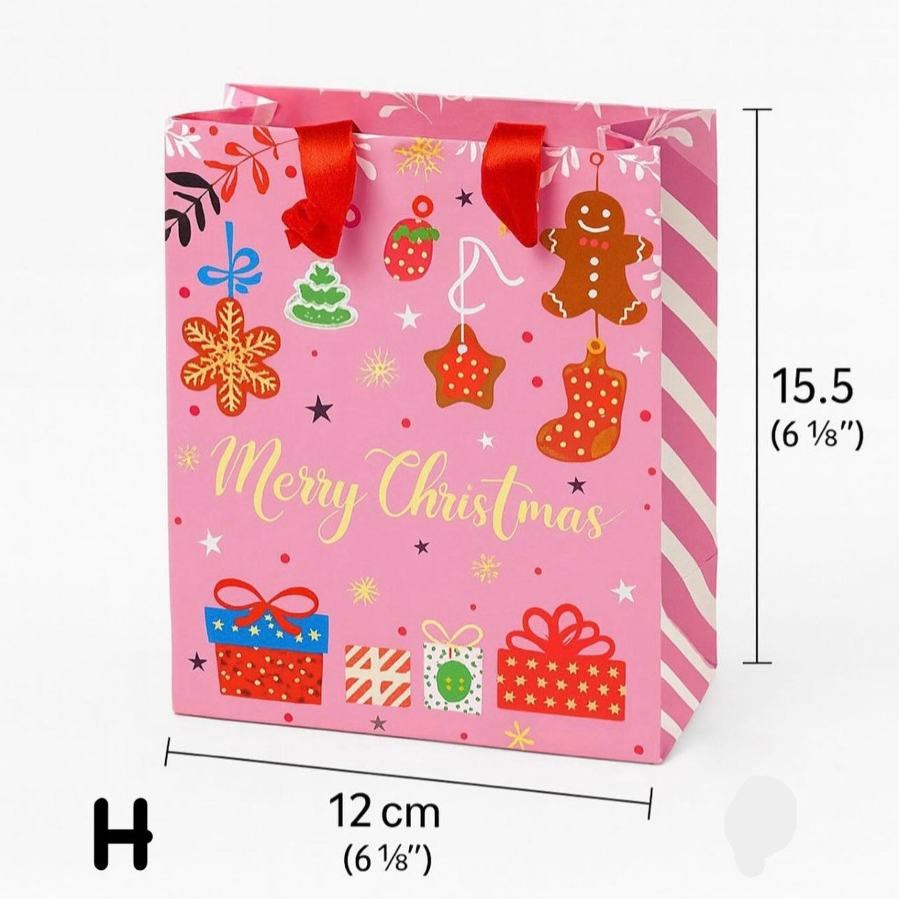 14x10cm Christmas Carton Bags #CB2080