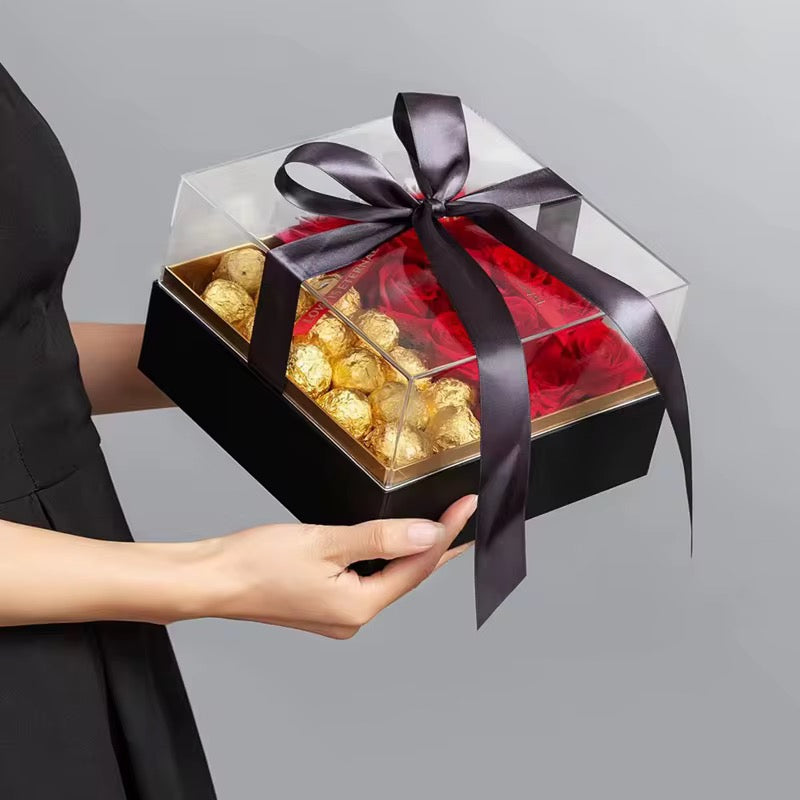 Acrylic Red Gift Box