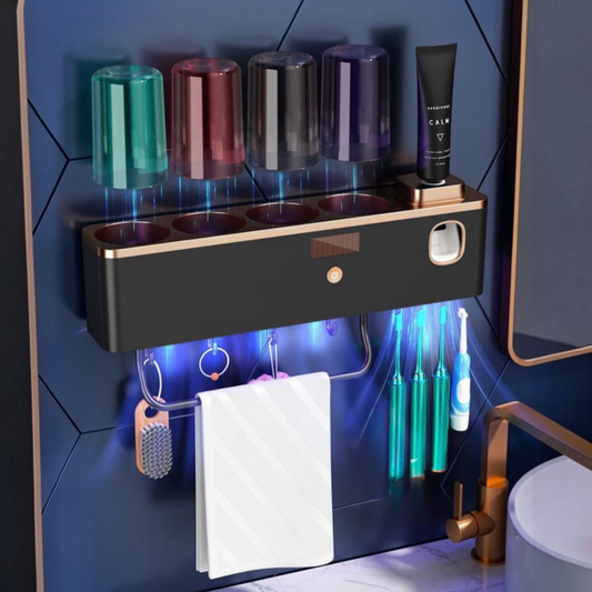 New Design Black Toothbrush/Toothpaste Holder #TF024