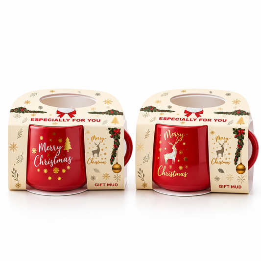 Christmas Red Ceramic Mug #CM4335