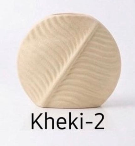 Leaf Shape Ceramic Vase Collection #CV3203