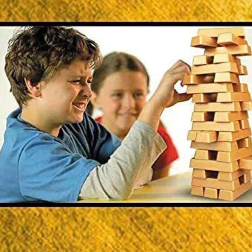 Jenga Gold Tower Game #GC2395