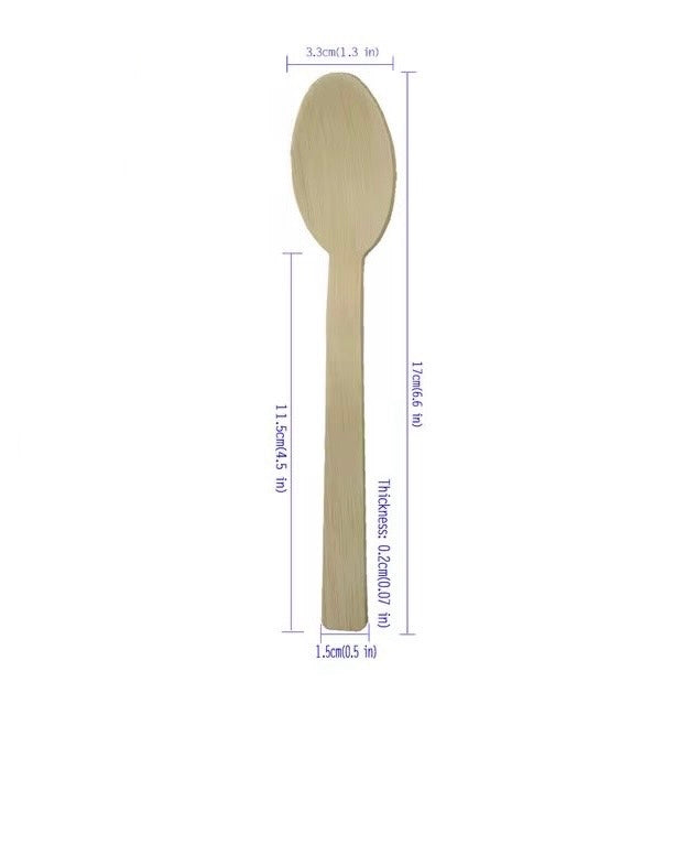 100pcs/pack Wooden spoon #WF2097