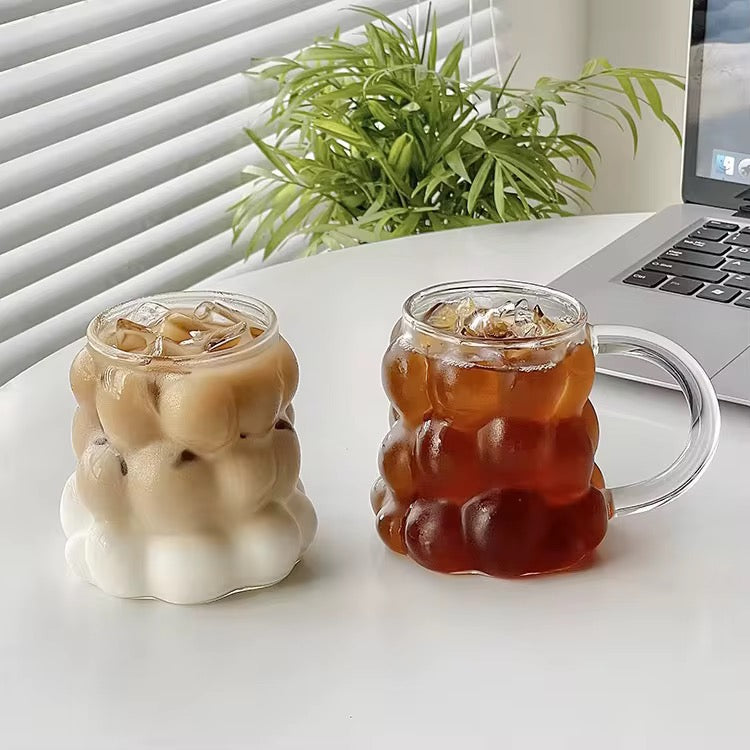 350ml Bubble Glass Mug #GM3962