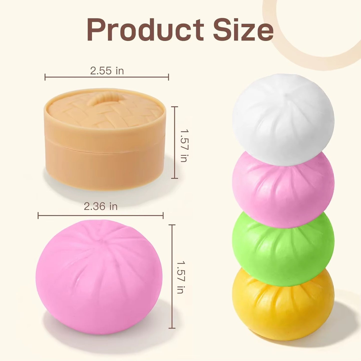 Bao Bun Squishy Toy #ST4026