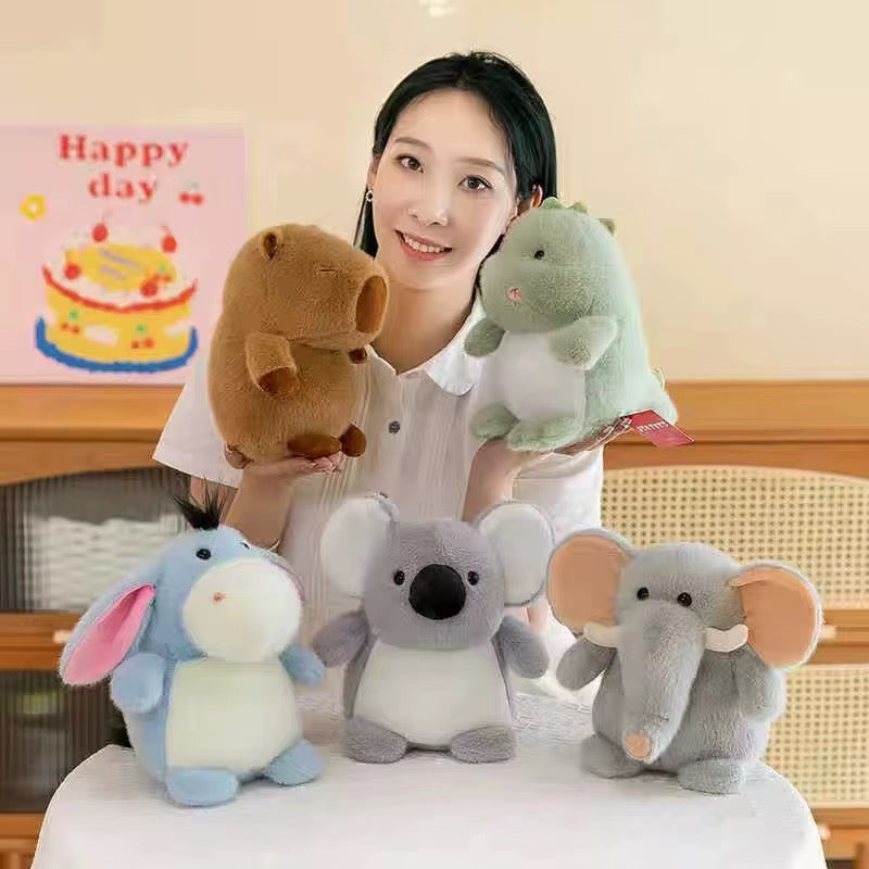 35cm Blue Donkey Plush Toy #TB4044