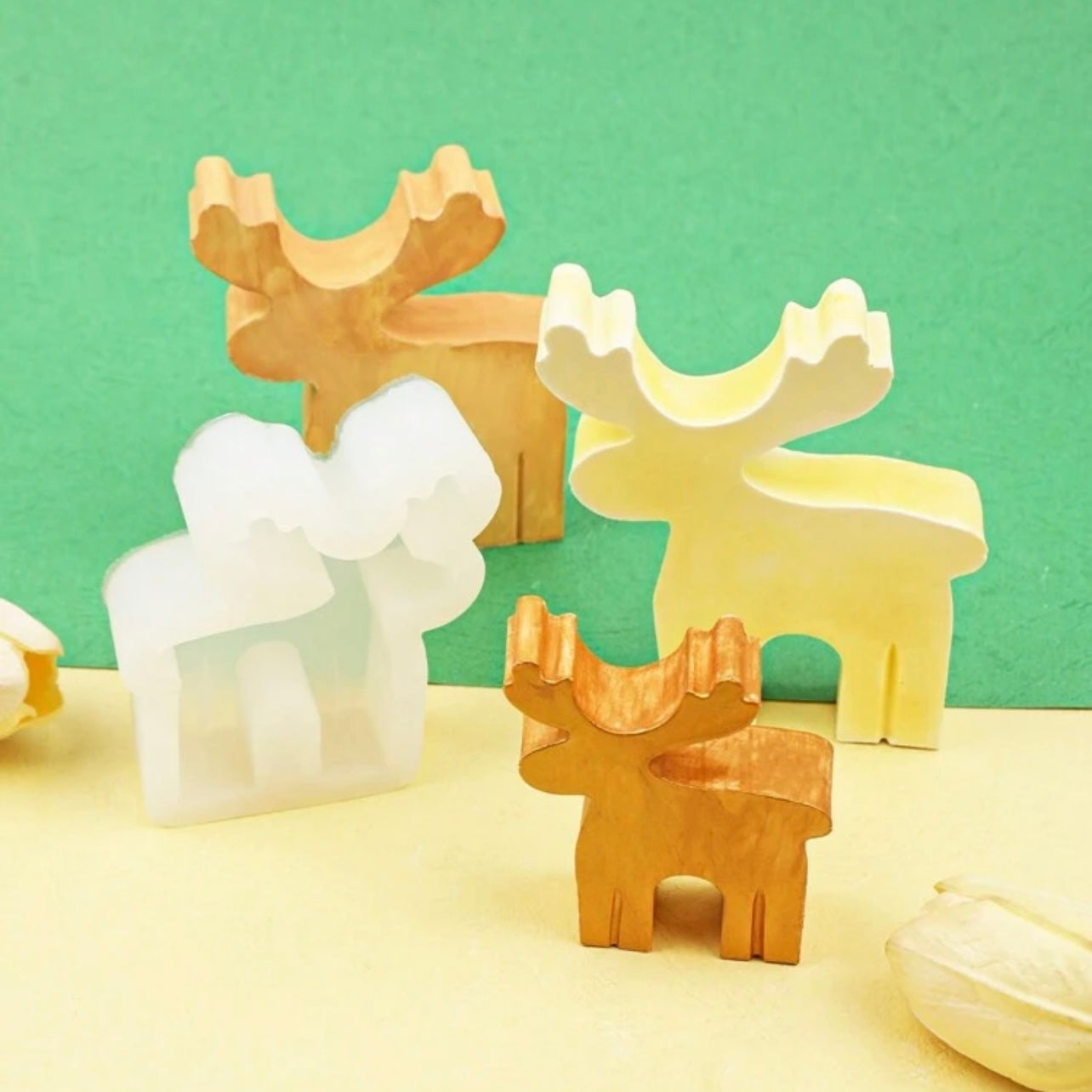 1pc Elk Ornament Silicone Mold #SM1493