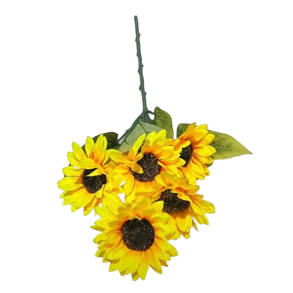 X5 Yellow Artificial Daisy Bouquet – 56cm #AF2858