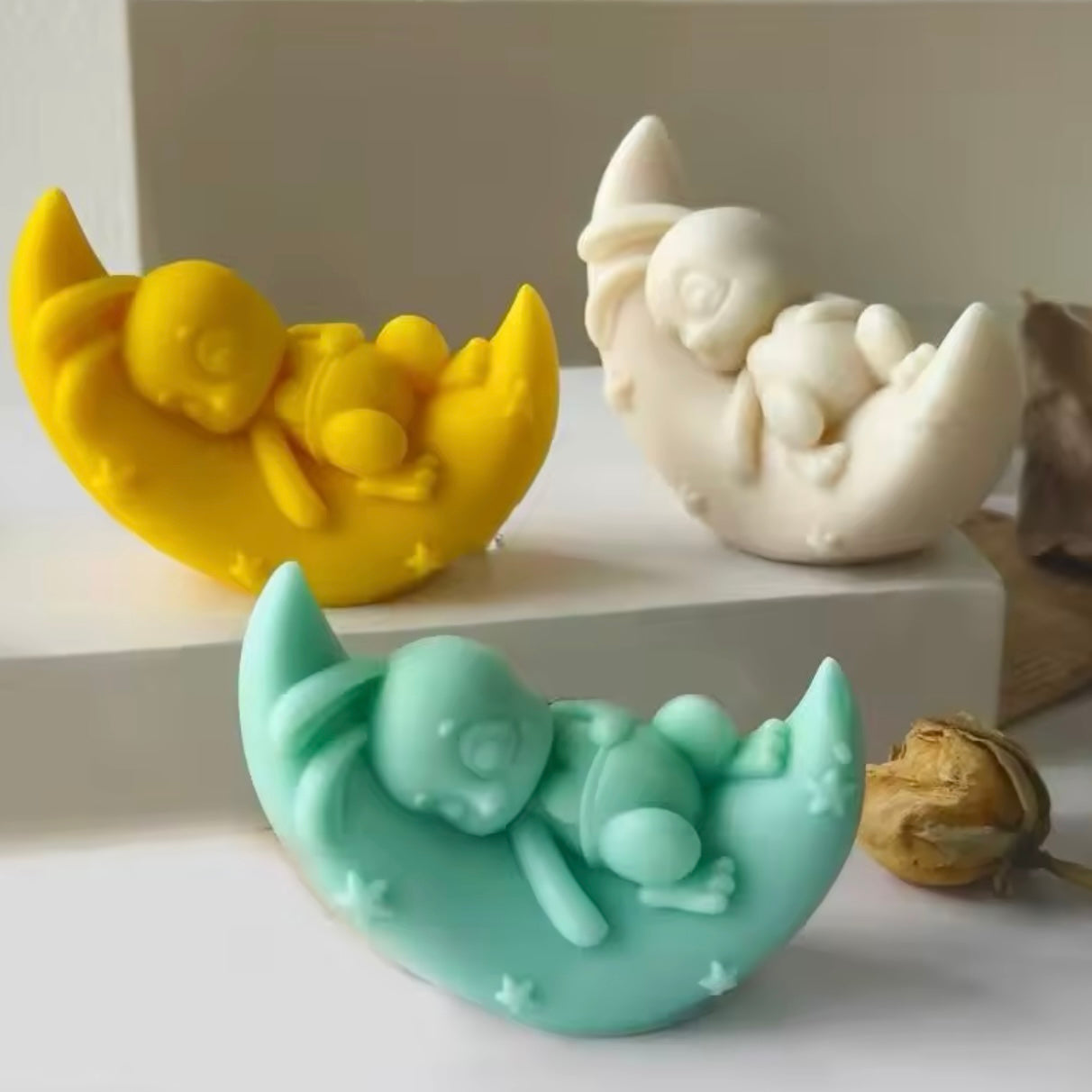 Moon Rabbit Silicone Mold  #SM1943