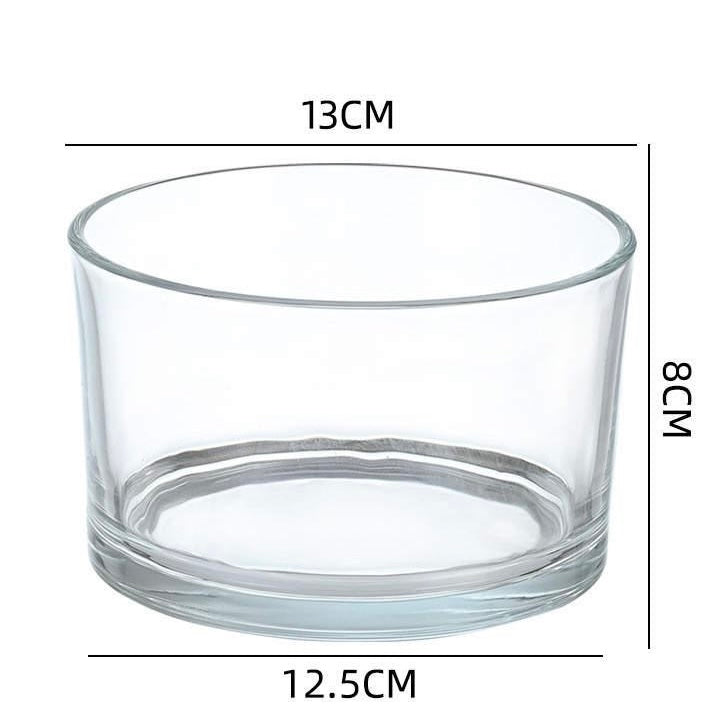 13x8cm Round Glass Jar #GJ2472