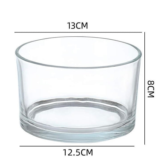 13x8cm Round Glass Jar #GJ2472