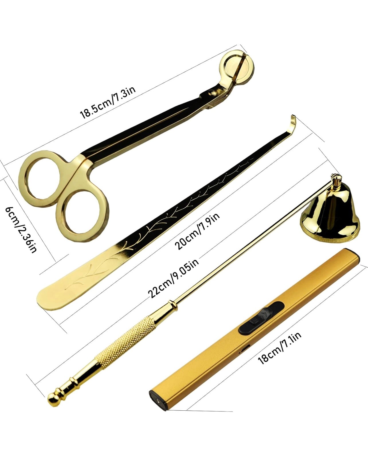 5 in 1 Candle Accessory Set #CA1971