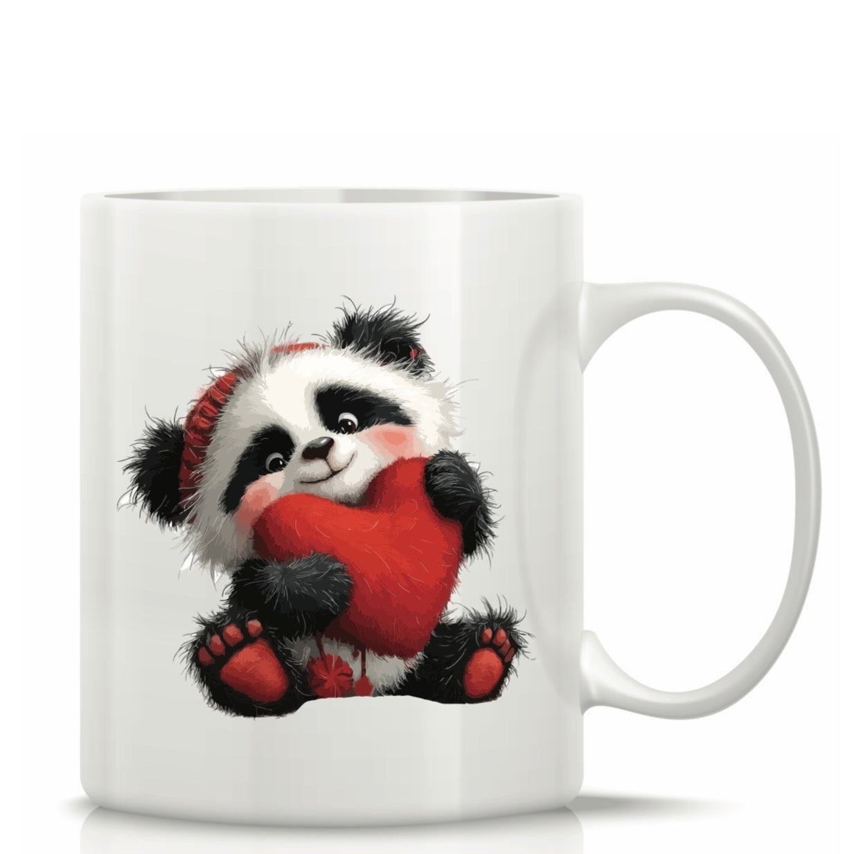 Printed Glass Mug with Cute Illustrations #GM3054