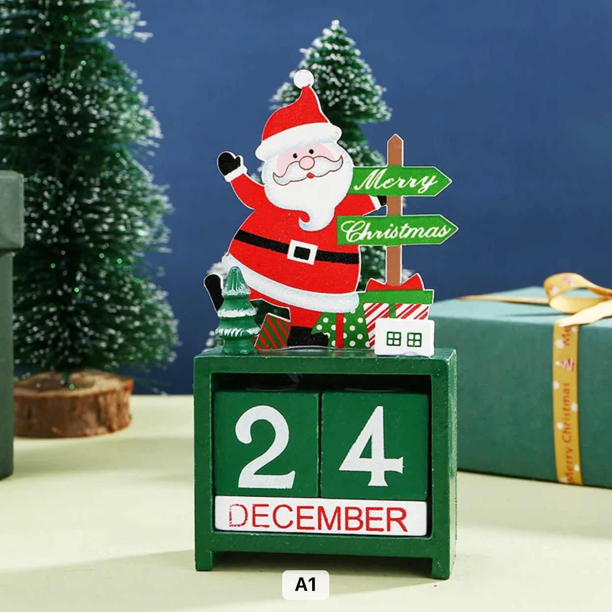 Christmas Wooden Calendar #CC1537