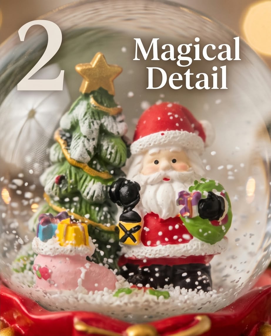 Christmas Snow Globe – Santa Claus Edition #SB4352