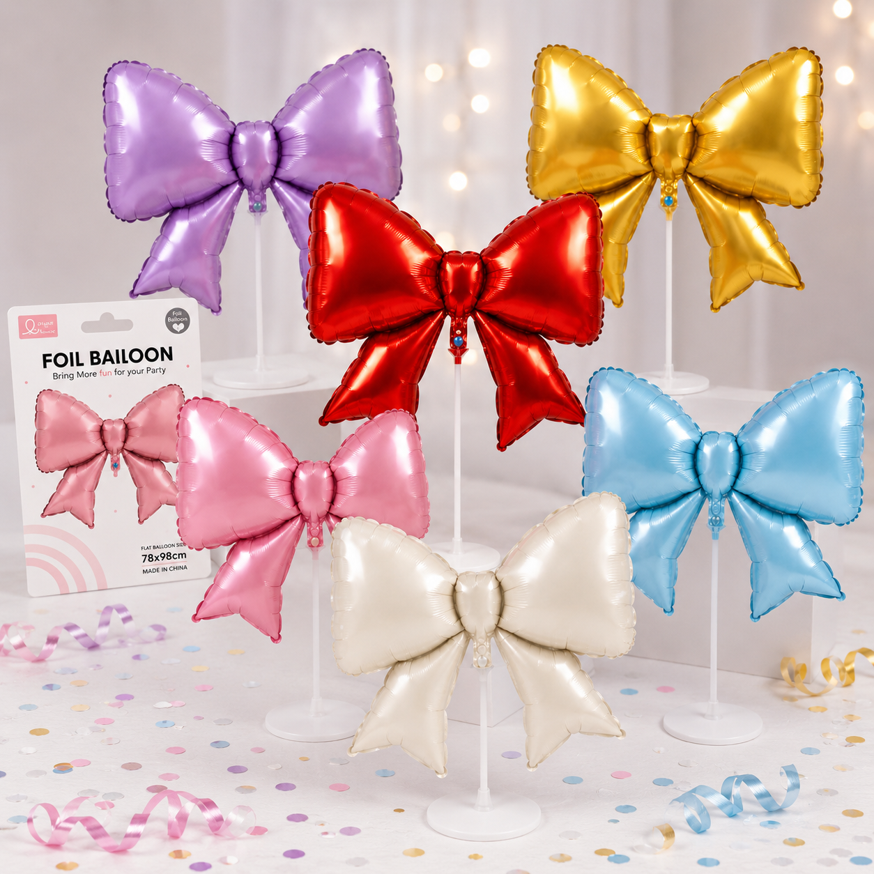 Bow Foil Balloon #BW00