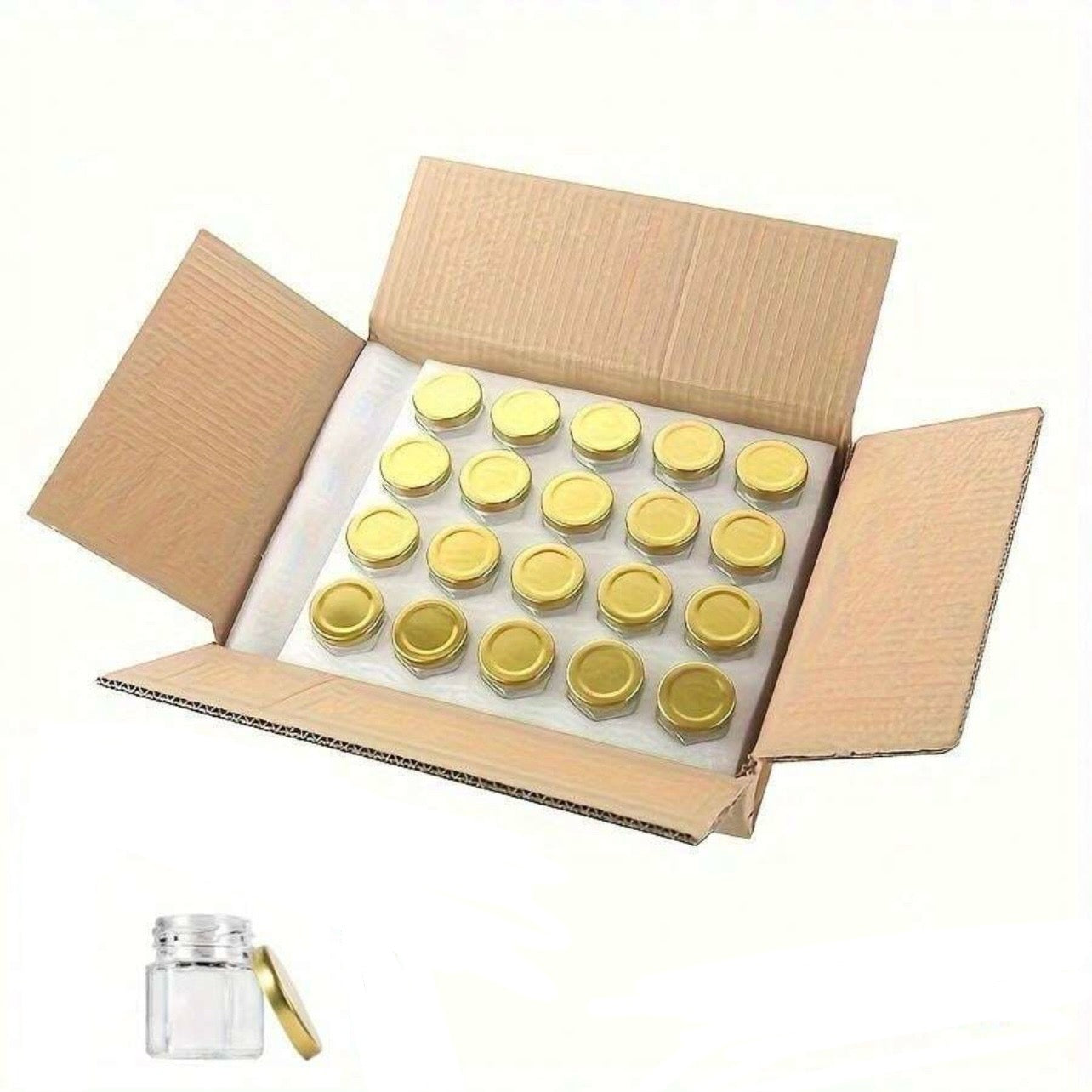 X6pcs - Mini Glass Jar #GJ1827