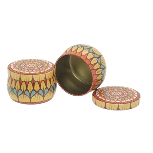 4oz Tin Can For Candles With Lid #AJ1332