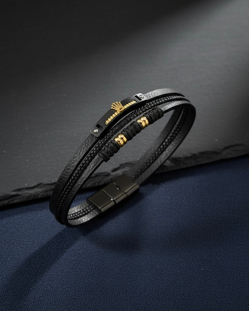 Royal Crown Men’s Bracelet #VC3845
