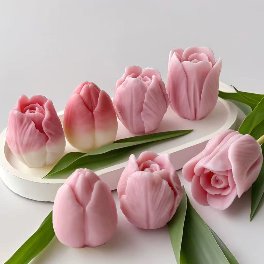 Tulip Flower Silicone Candle Mold