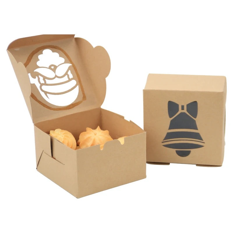 12Pcs Mix Kraft Christmas Box #CB1564