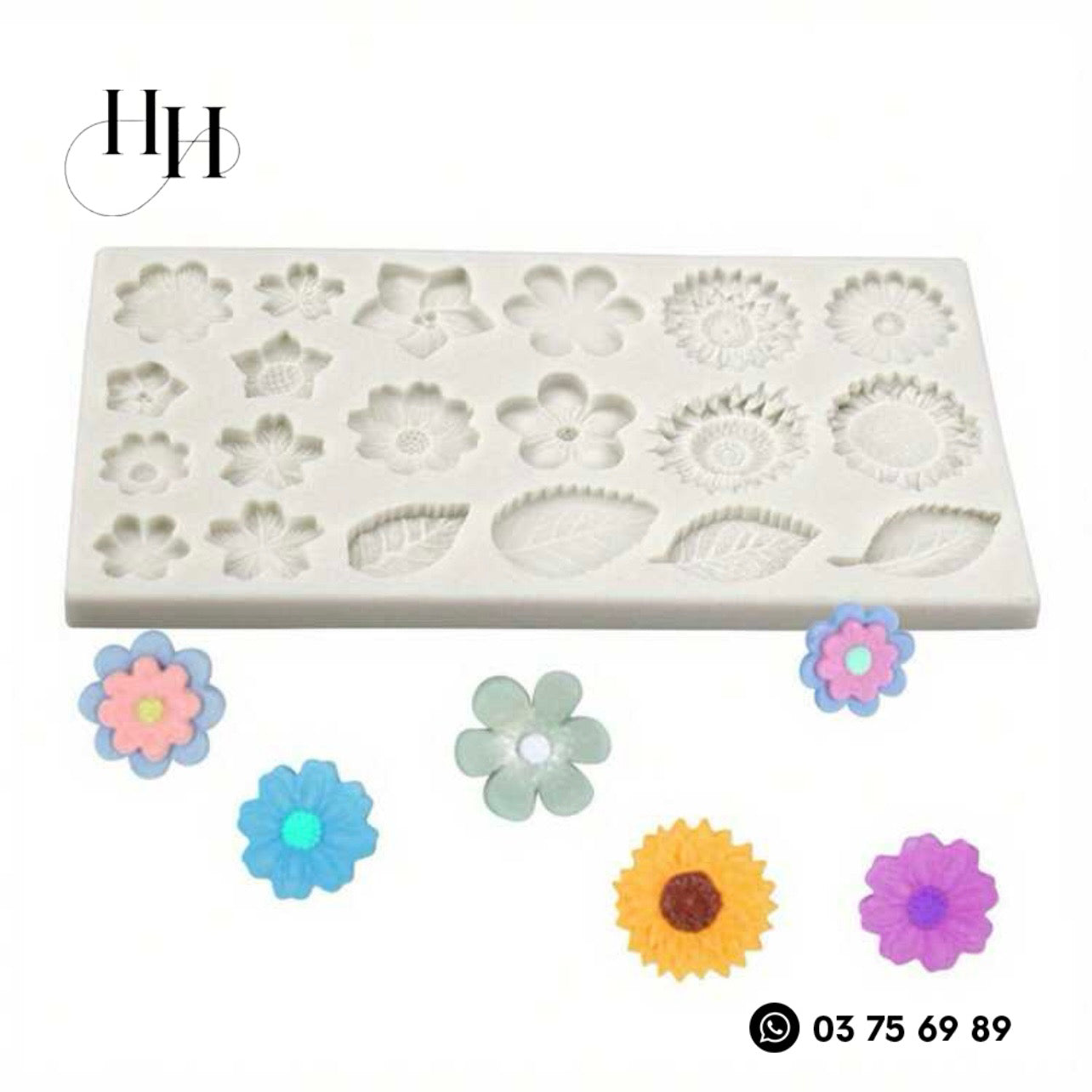 Leaves Flower Silicone Mold #SM1284