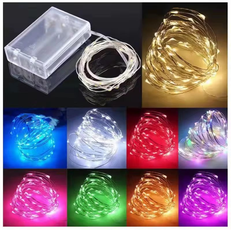 3M LED Fairy String Lights with Battery Box – Multiple Colors #LS2798