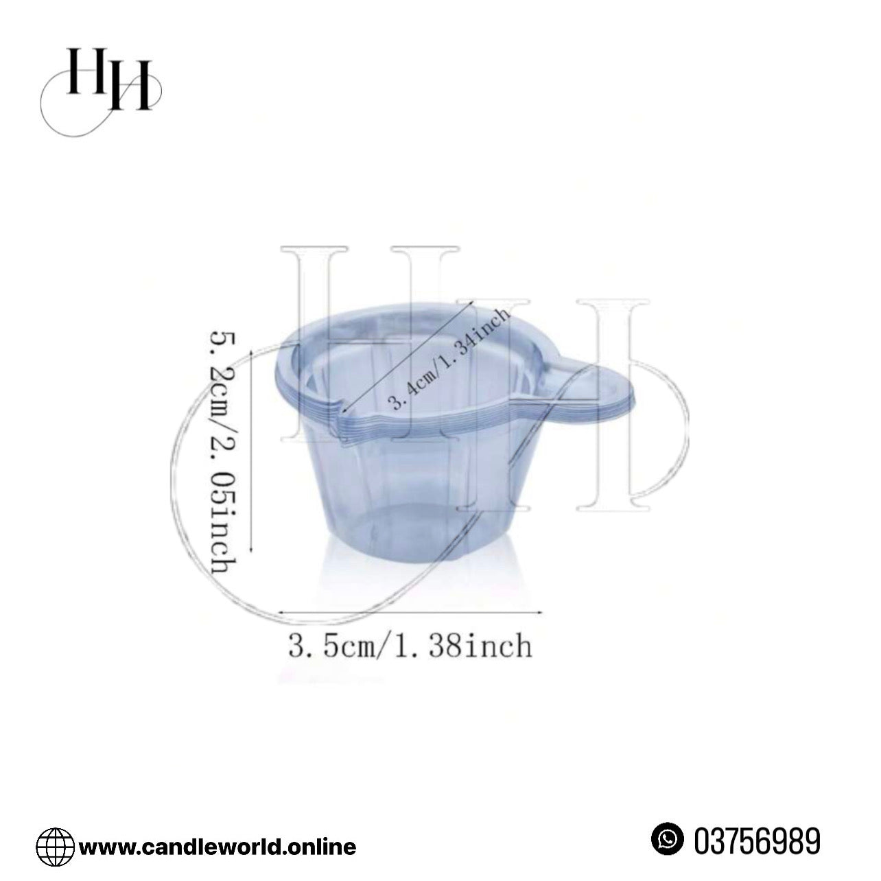 10pcs - 40ml Plastic Disposable Cups #DC1162