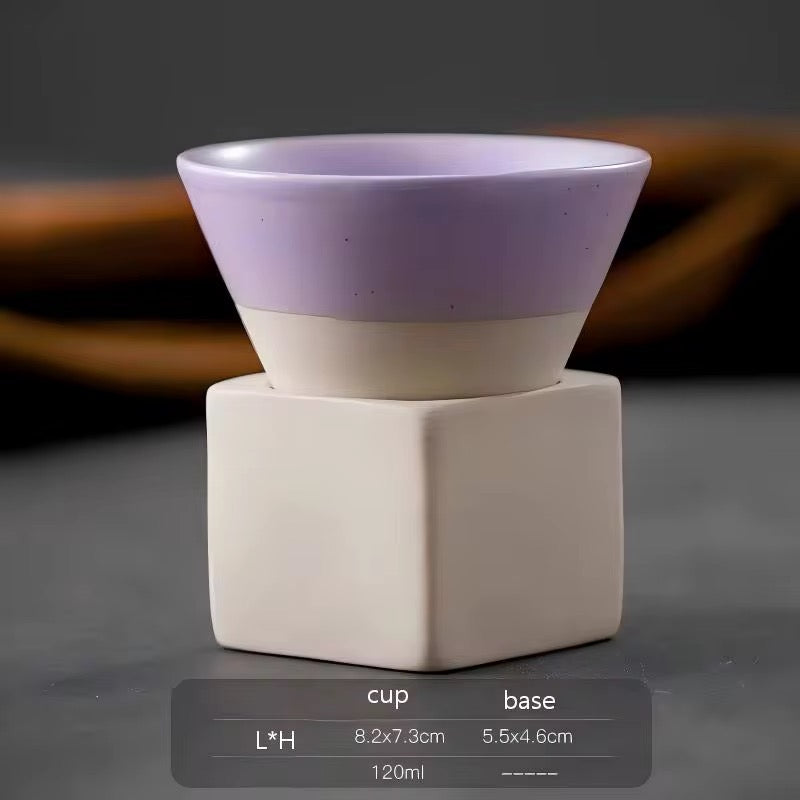 120ml Ceramic Coffee Cup with Base  #CM3958