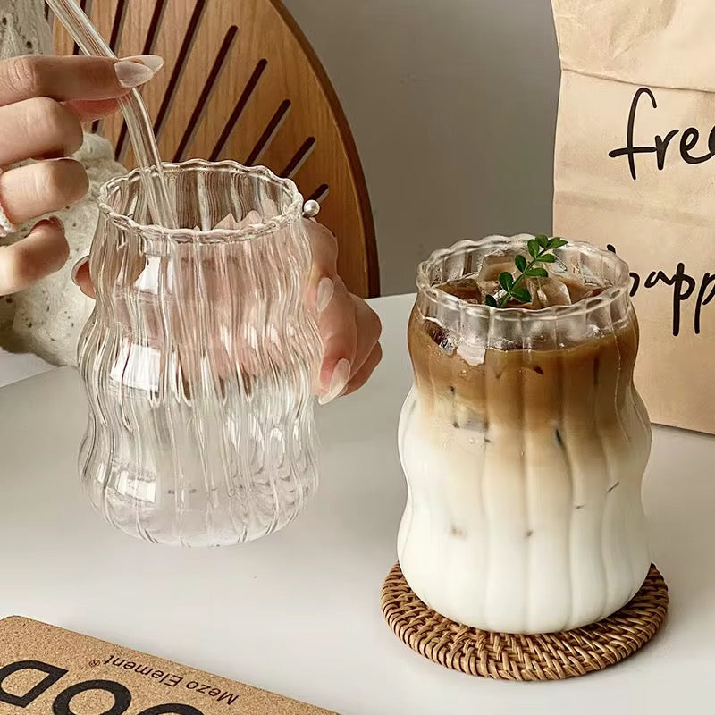 Ripple Glass Tumbler – 450ml #GM3963
