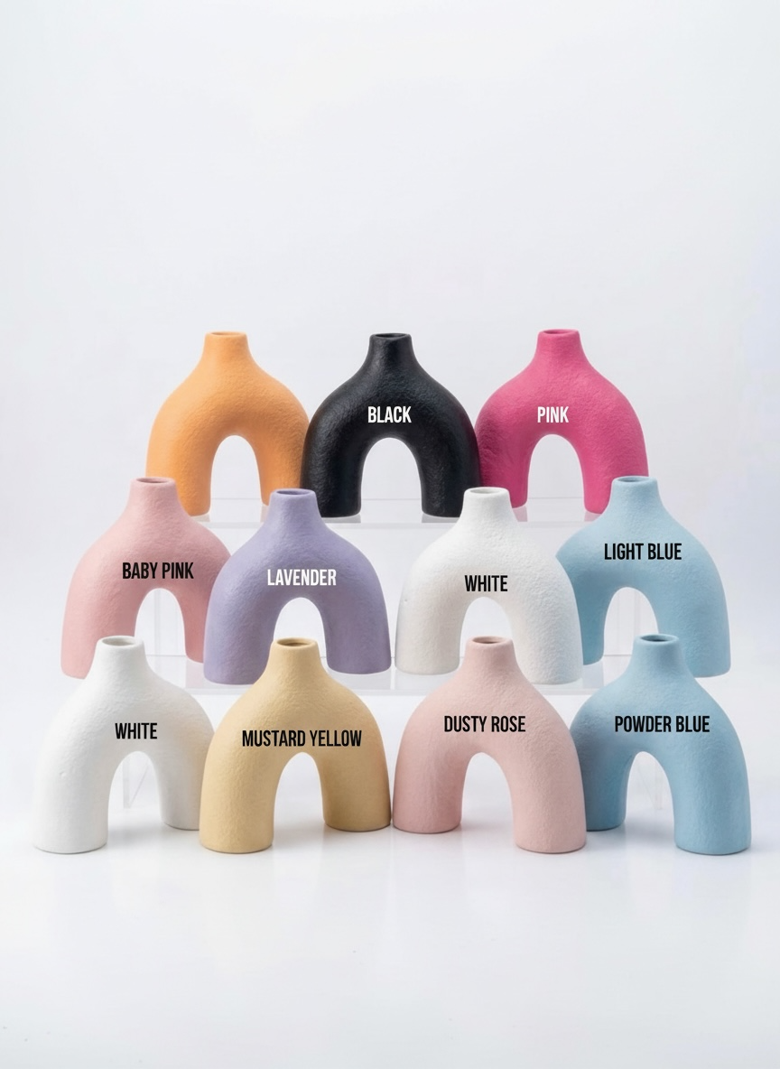 Arch Ceramic Decorative Vase #CV3235