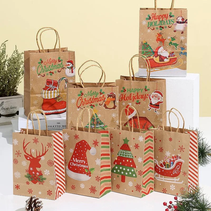 10pcs - 32*26*12cm Christmas Gift Bags #GB1377