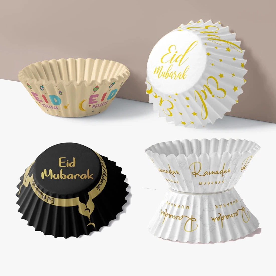 50pcs Ramadan Cake Paper Muffin Cup #CC1659