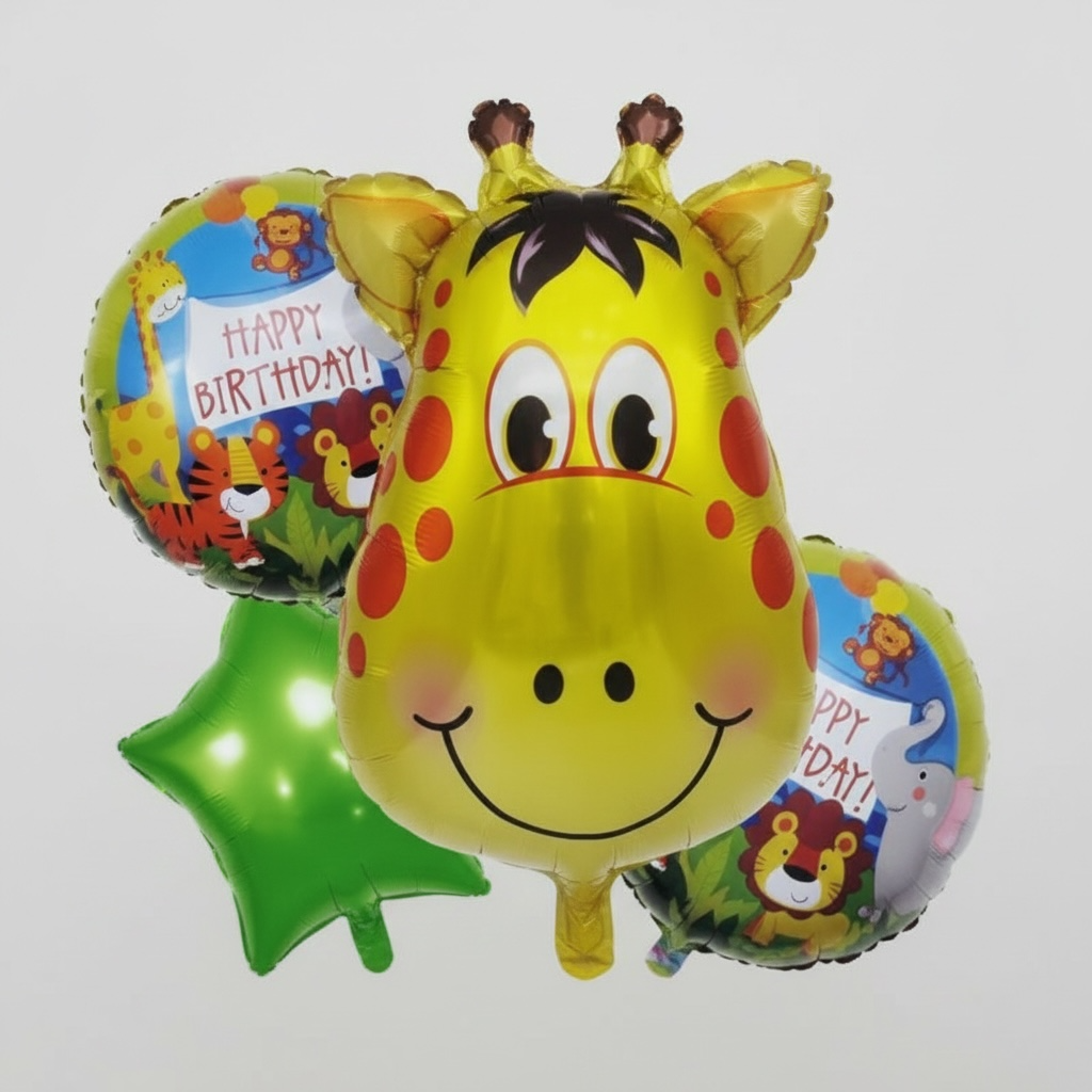 Jungle Birthday Balloon Set #JB3987