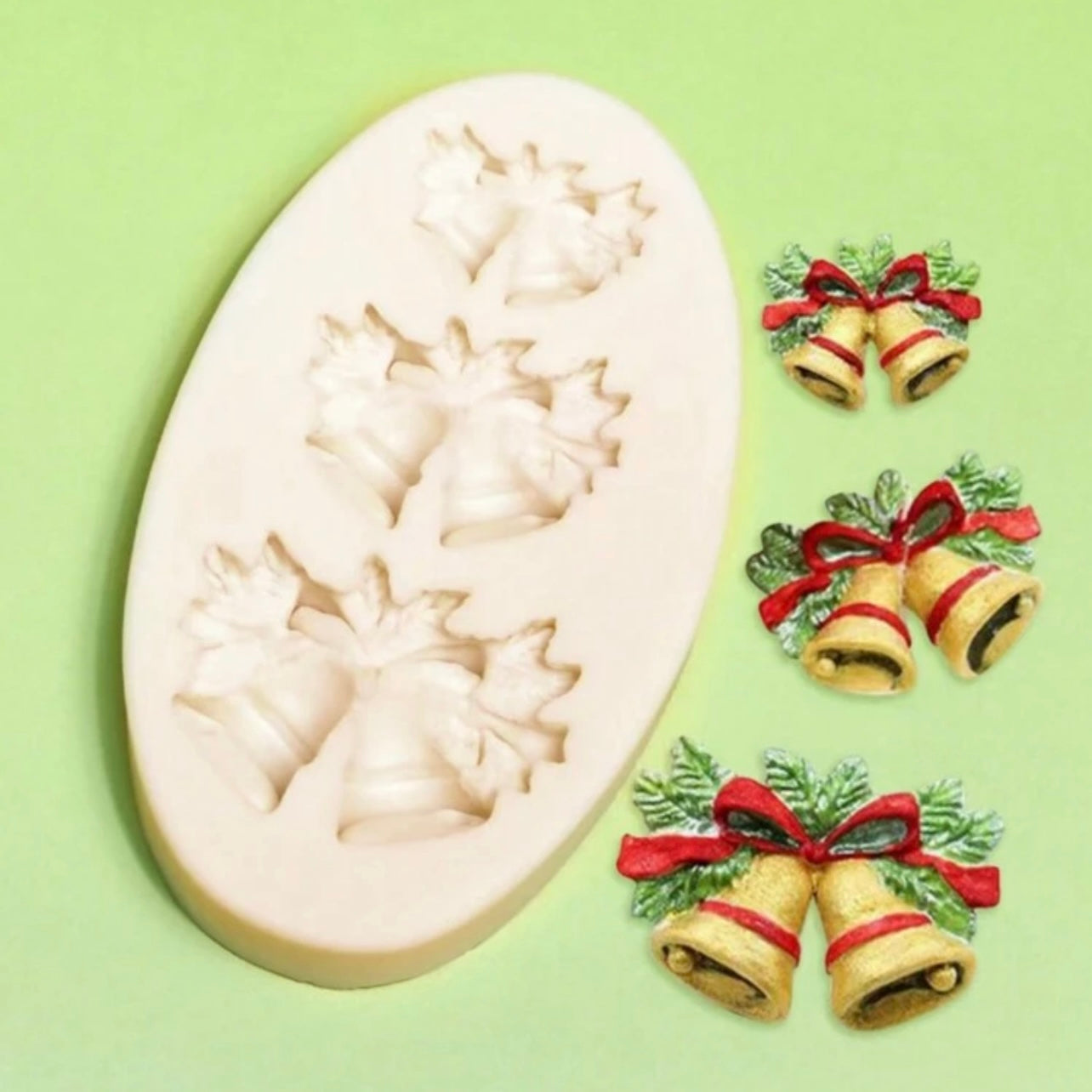 Christmas Bell Silicone Mold #SM1521