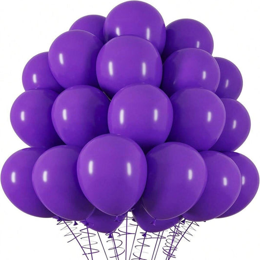 5/10/12 inches 100pcs Dark Purple Latex Balloons #LB3095